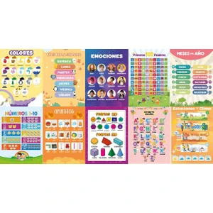 İspanyolca Eğitici Posterler 1. Seri