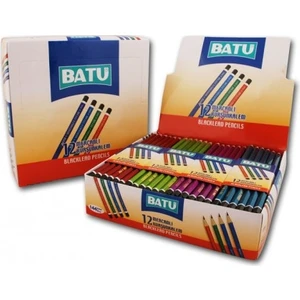 Batu Mercanlı Kurşun Kalem - 12 Adet