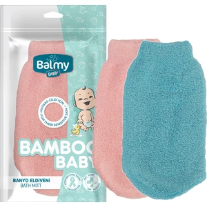 Balmy Naturel Bambu Bebek Banyo Eldiveni