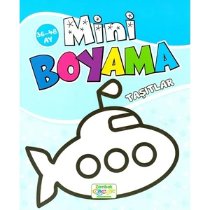 Mini Boyama Taşıtlar - (3 - 6 Yaş)