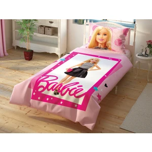 Lisanslı Barbie Çek Canlandır Tek Kişilik Nevresim Takımı