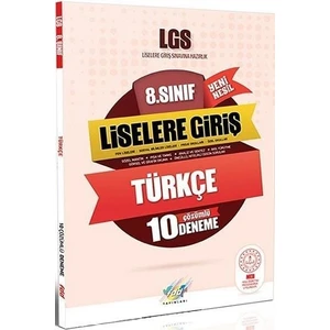 Fdd 8. Sınıf Lgs Türkçe 10 Çözümlü Deneme