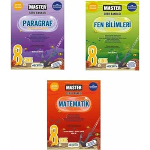 Okyanus Yayınları 8. Sınıf Master Set (Mat-Fen-Paragraf) 2019