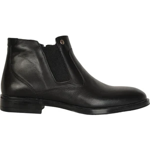 Pierre Cardin 1195865 Siyah  Deri Bağsız Erkek Bot Ayakkabı