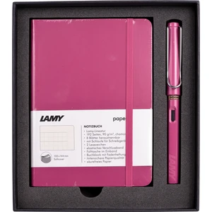 Yumuşak Kapak A6 Defter ve Dolma Kalem Seti - Pembe