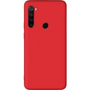 Xiaomi Redmi Note 8 Premium Matte Silikon Kılıf Kırmızı