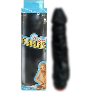 Crazy Bull 21 cm Titreşimli Kalın Siyah Realistik Vibratör Penis