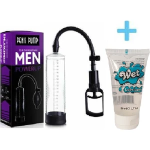 Men Pump 22 cm Silikon Girişli Penis Pompası + 50 ml Jel