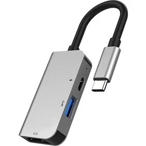 AL-31545 USB Type-C to 3 in 1 HDTV USB + PD HUB Adaptör Çoklayıcı