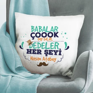 Hediye Sepeti Dedeye Hediye Esprili Kişiye Özel Baskılı Yastık