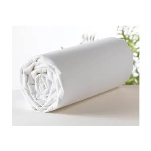 Evren Ev Tekstil Lastikli Tek Kişilik Beyaz Penye Çarşaf 100x200
