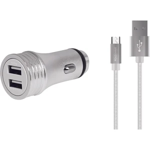PSM45 2'li Araç Şarjı + Micro USB Şarj Kablosu 50 cm