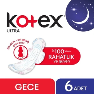 Ultra Gece Ped 6 x 4 Adet