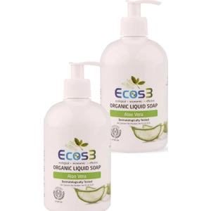 Organik Sıvı Sabun Aloevera 2’li Set 2 x 500 ml