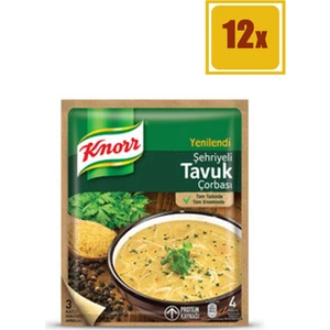 Şehriyeli Tavuk 51 gr Çorba 12'li Set