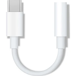 Type C 3.5mm Kulaklık Dönüştürücü 10 cm Beyaz