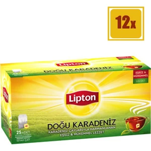 Karadeniz Çay 25'li Bardak Poşet 12'li Set