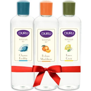 Kolonya GURME SET Okyanus, Limon, Mandalina 3x400ml