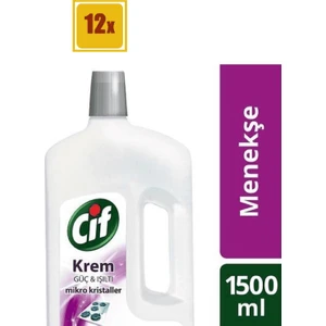 Krem Kiraz Çiçeği ve Menekşe 1500 gr 12'li Set