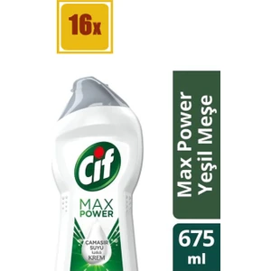 Krem Max Power Yeşil Meşe 675 ml 16'lı Set