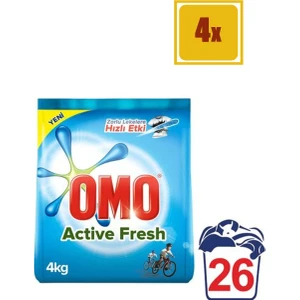 Matik Active 4 kg Toz Çamaşır Deterjanı 4'lü Set