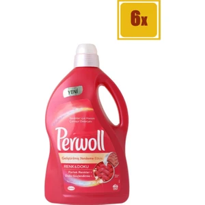 3 Lt Renkli Sıvı Çamaşır Deterjanı 6'lı Set