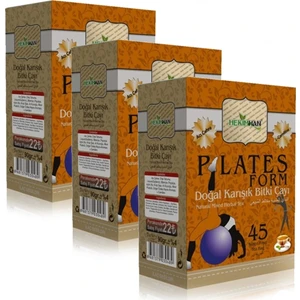Pilates Plates Form Çayı - 45 Süzen Poşet x 3 Adet