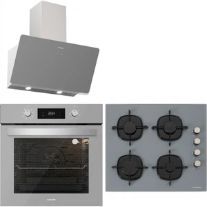 Gri Cam Ankastre Set Bo6504S01 - Cs5335S01 - 3457 Soho