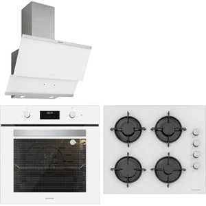 Beyaz Cam Ankastre Set Bo6502W01 - Cs5349W01 - 3420