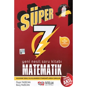 Nitelik Yayınları 7. Sınıf Süper Yeni Nesil Matematik Soru Kitabı