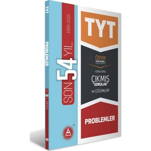 A Yayınları TYT Problemler Son 54 Yıl Konu Konu Çıkmış Sorular