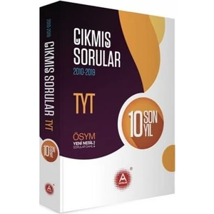 A Yayınları TYT 2010-2019 Son 10 Yıl Çıkmış Sorular