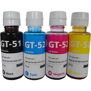 HP GT51/GT52 UYUMLU Mürekkep - Renkli
