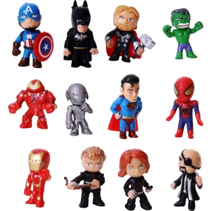 Marvel Avengers - Süperman - Batman 12 Farklı Hero Figür