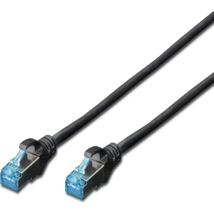CAT. 5E SF-UTP Patch Kablo AWG 26 50 cm - Siyah