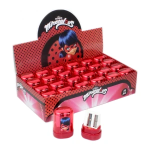 Cem Dolphin Ladybug LB-025317 Çiftli Kalemtraş Miraculous