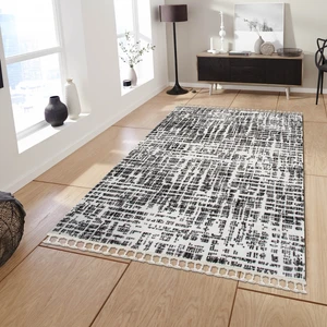 Halı Rona  G2813 Gri 80X150 cm Saçaklı Modern Halı