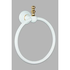 Saray Banyo Artemis Beyaz Gold Daire Havluluk