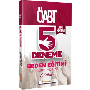 Uzman Kariyer Yayınları ÖABT 2020 Beden Eğitimi Öğretmenliği Çözümlü 5 Deneme