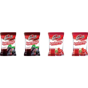 2 Karadut 2 Kuşburnu Aromalı Toz Içecek 1000 gr