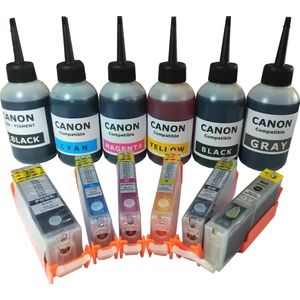 Canon PGI 550/CLI 551 Kartuş Seti + 6 x 100 ml