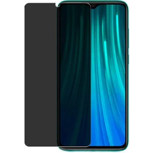 Case 4U Xiaomi Redmi Note 8 Pro Ekran Koruyucu Temperli Kırılmaz Privacy Hayalet Gizliklik Filtreli Siyah