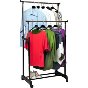 Tekerlekli Elbise Askısı