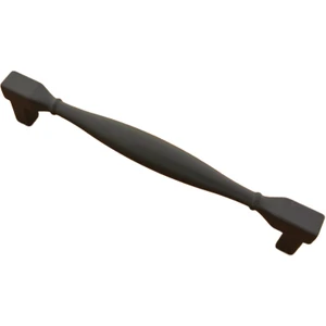 Kare Mat Siyah Kulp 128 mm Dolap Mobilya Mutfak