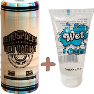 Aerospacea Suni Vajina Realistik Mastürbatör + Wet 50 ml