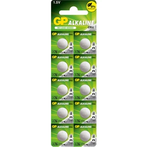 10'lu A76 1.5V Alkalin Düğme Pil LR44-AG13 (GPA76F-2C10)