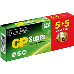 Gp 5+5 Super Alkalin Pil AAA