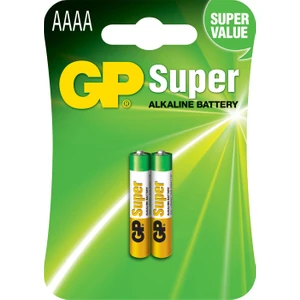 2'li Super Alkalin 25A İncenin İncesi Pil  LR61-AAAA (GP25A-U2)