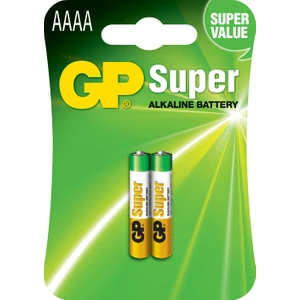 2'li 25A Alkalin AAAA İncenin İncesi Pil (GP25A-U2)
