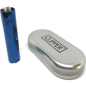 Clipper Metal Çakmak Altın Mavi